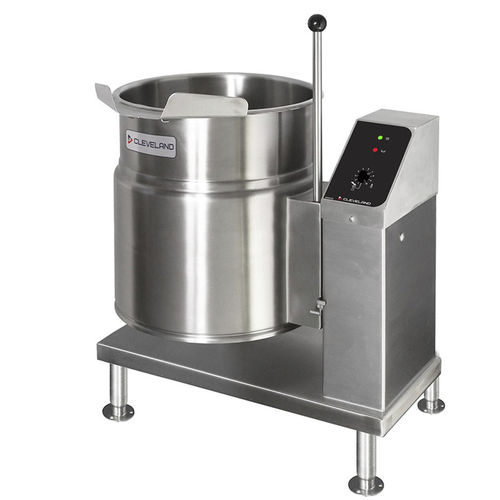 Electric boiling pan - KET20T - Manitowoc Foodservice - steam / tilting / floor-mounted
