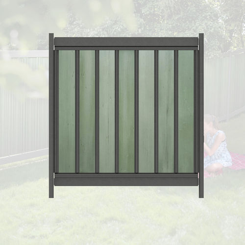 fence with panels - megawood by NOVO-TECH