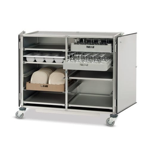 Beverage trolley - Mercura Industries - for dish / multipurpose / commercial