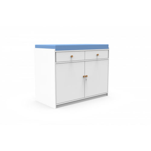 Beech changing table - BM01  - Nautilus SA - polyamide / polyurethane / with post