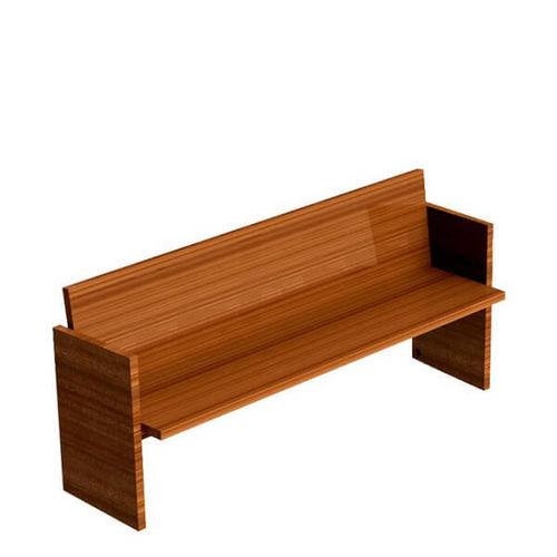 Contemporary public bench - CARVALHOS - Nautilus SA - wooden / with backrest / with armrests