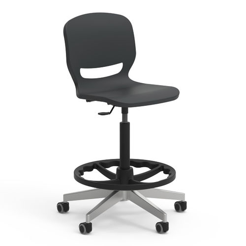 Contemporary office chair - SPIN - Nautilus SA - indoor / plastic / metal base