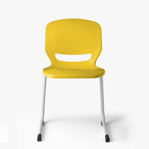 Contemporary chair - POLE - Nautilus SA - indoor / polypropylene / metal base