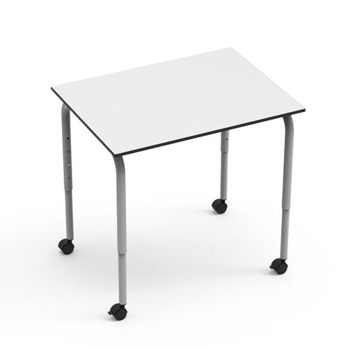 Free-standing desk - 21 U - Nautilus SA - contemporary / painted metal / straight