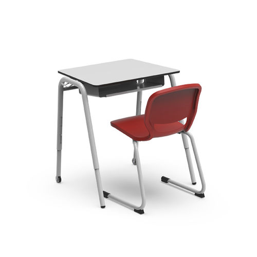 Free-standing desk - TEAM  - Nautilus SA - contemporary / metal / square