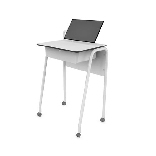 Free-standing desk - TEAM - Nautilus SA - contemporary / metal / straight