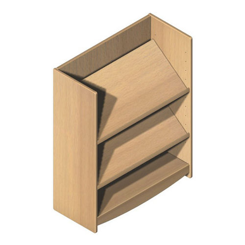 Wall-mounted shelves - CB.KB - Nautilus SA - floor-to-ceiling / contemporary / beech
