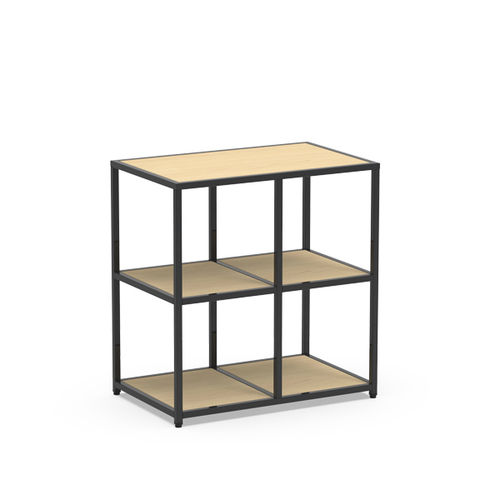 Contemporary shelf - BLEND BLE.4 - Nautilus SA - steel / PVC / melamine