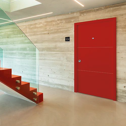 Interior door BLOCK SECURITY Vicaima wooden / swing / without glazing