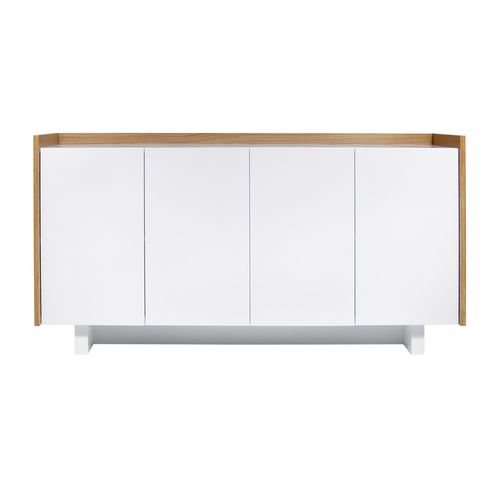 Contemporary sideboard - SKIN - TEMAHOME - lacquered wood / oak / wood veneer