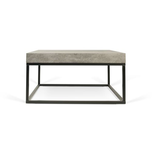 Contemporary coffee table - PETRA 75 - TEMAHOME - metal / concrete / melamine