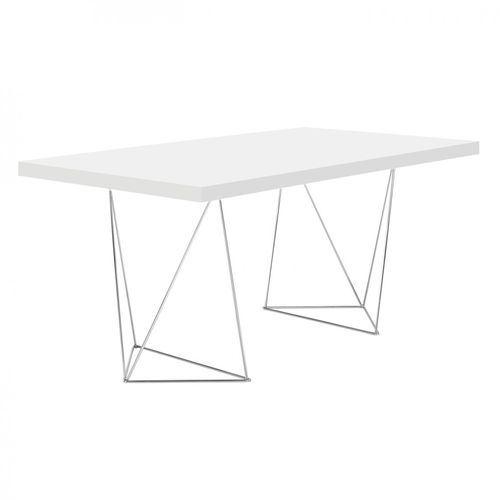 Contemporary desk - MULTI 160 TRESTELS - TEMAHOME - oak / wood veneer / walnut