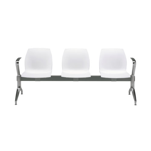 Metal beam chair - KALEA - KASTEL srl - polypropylene / 4-seater / indoor