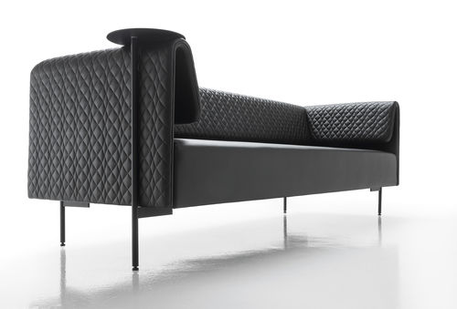 Modular sofa - KLINT QUILTED BACK - KASTEL srl - corner / contemporary / fabric