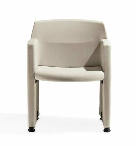 Contemporary visitor chair - KLIPP - KASTEL srl - indoor / fabric / upholstered