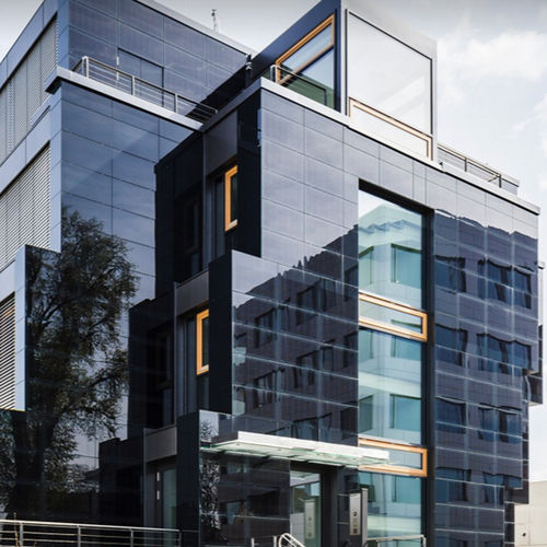 Monocrystalline Pv Panel Sunovation Produktion Gmbh Glass Glass Colored For Facade