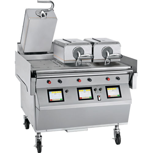 Electric contact grill - LXXX SERIES - Taylor - floor-mounted / commercial