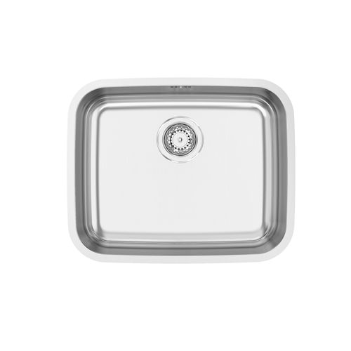 Single-bowl kitchen sink - BELÉM - RODI HOME – kitchen sinks and accessories - without drainboard / polished stainless steel / overmount