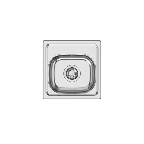 Single-bowl kitchen sink - NEW PIO BAR - RODI HOME – kitchen sinks and accessories - without drainboard / stainless steel / polished stainless steel