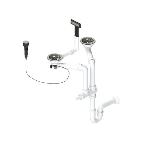 Plastic bottle trap - 022244E - RODI HOME – kitchen sinks and accessories