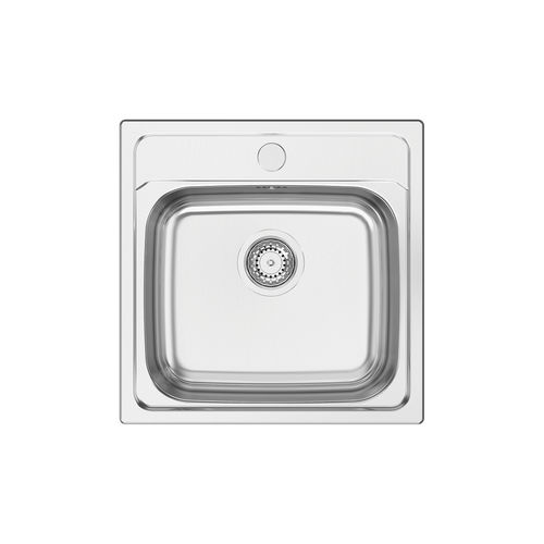 Single-bowl kitchen sink - NEW MANAUS - RODI HOME – kitchen sinks and accessories - without drainboard / stainless steel / polished stainless steel