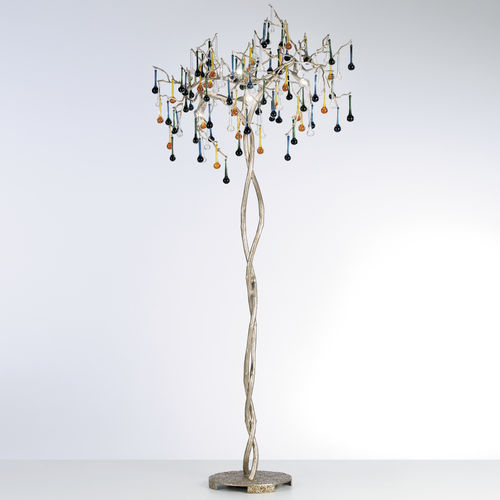 Floor-standing lamp - OLEA - Serip - metal / glass / traditional