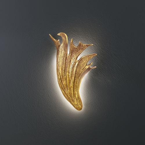 Traditional wall light - SQUAMA SMALL LEFT - Serip - indoor / aluminum / fixed