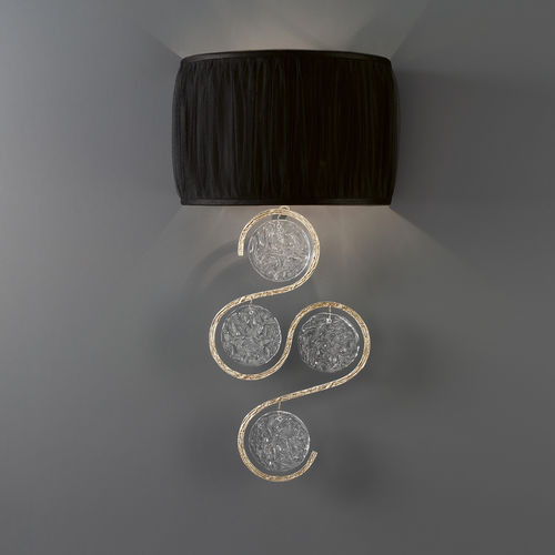 Contemporary wall light - CLEF TREBLE LEFT - Serip - indoor / bronze / glass