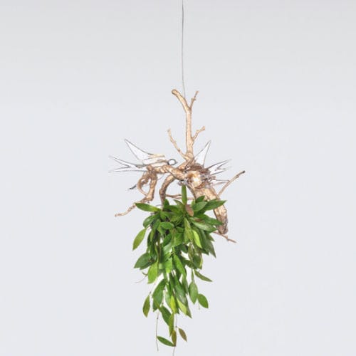 Pendant lamp - PIXIE & NEST UP - Serip - bronze / glass / contemporary