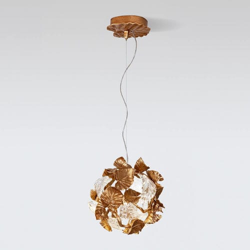 Pendant lamp - Calathea Orbifolia Medium - Serip - bronze / glass / contemporary