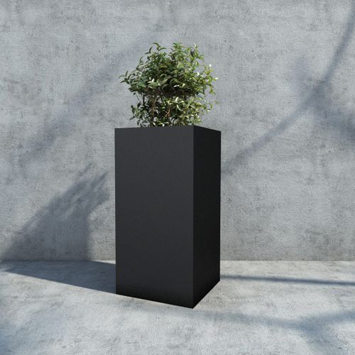 Iron plant pot - BASIC : 223 / 225 STILL - SIT Urban Design - square / rectangular / for public space