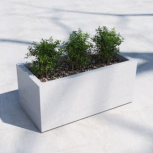 Concrete planter - BASIC : 205.MC - BOX - SIT Urban Design - rectangular / contemporary / for public space