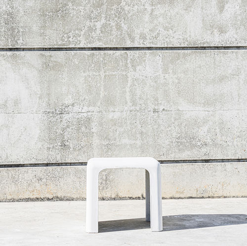 Contemporary stool - SOFTSHAPES : 522 - SIT Urban Design - fiber-reinforced concrete base / rectangular / for public space