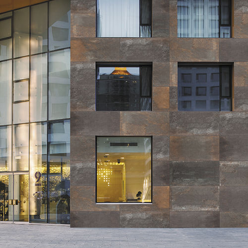 Porcelain stoneware tile - STEEL CORTEN  - RUBICER - matte / indoor / outdoor