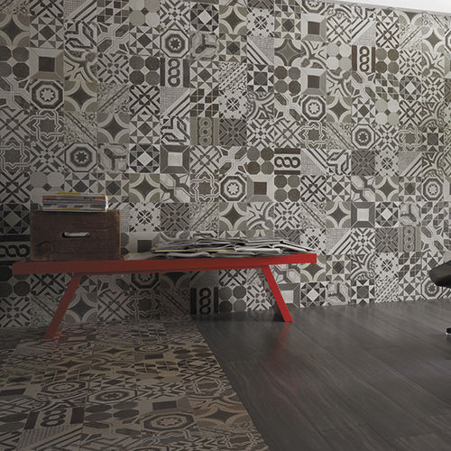 Porcelain stoneware tile - RETRO CINZA  - RUBICER - indoor / wall / floor
