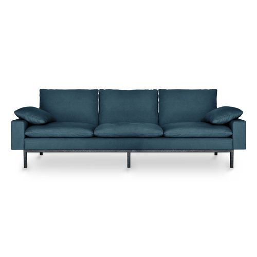 Contemporary sofa BAD BIG D3CO blue / brown / gray