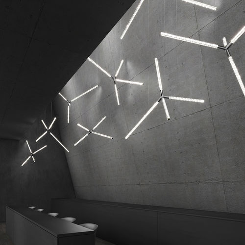Contemporary chandelier - HANABI SPARK - Manooi - crystal / commercial / starburst