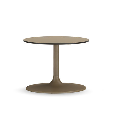 Contemporary side table - FLINK - Infiniti - steel / laminate / HPL