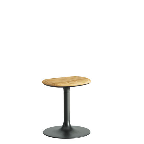 Contemporary stool - FLINK - Infiniti - ash / central base / contract