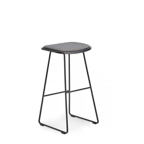 Contemporary stool - KLEJN - Infiniti - wooden / polypropylene / steel base