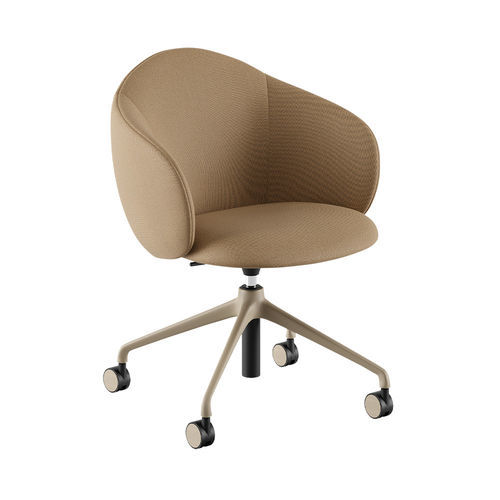 Contemporary office armchair - VOLTA - Infiniti - aluminum / upholstered / adjustable