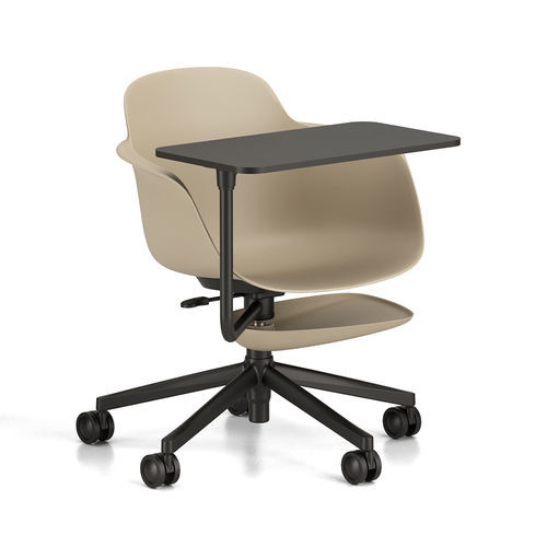 Polypropylene task chair - SICLA EDU - Infiniti - tablet / for school / brown