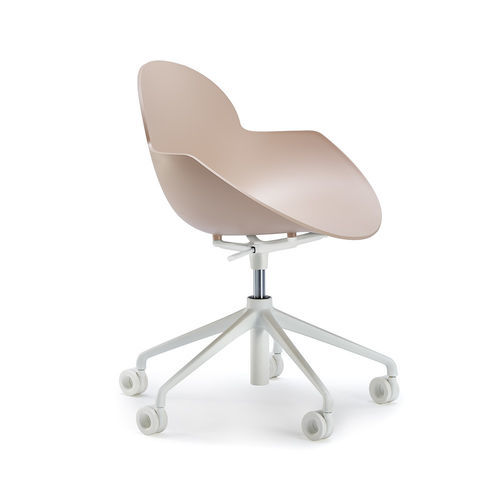 Contemporary office chair - COOKIE - Infiniti - indoor / polypropylene / leather