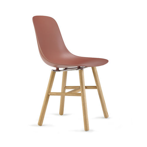 Contemporary chair - PURE LOOP MONO - Infiniti - indoor / polypropylene / lacquered steel