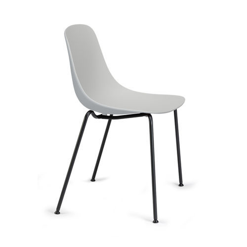 Contemporary chair - PURE LOOP BINUANCE - Infiniti - indoor / polypropylene / wooden base