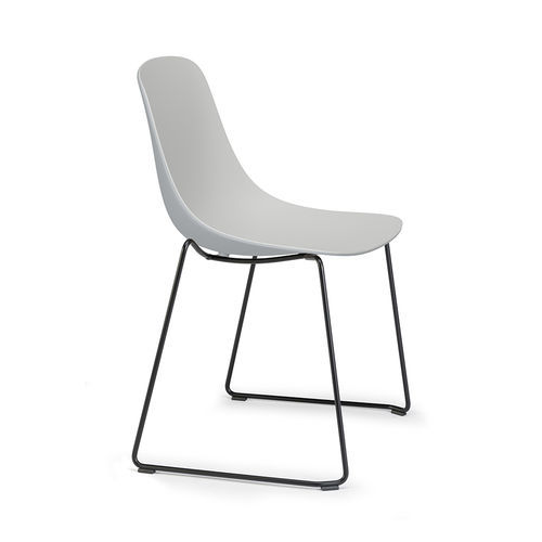 Contemporary chair - PURE LOOP BINUANCE - Infiniti - indoor / polypropylene / wooden