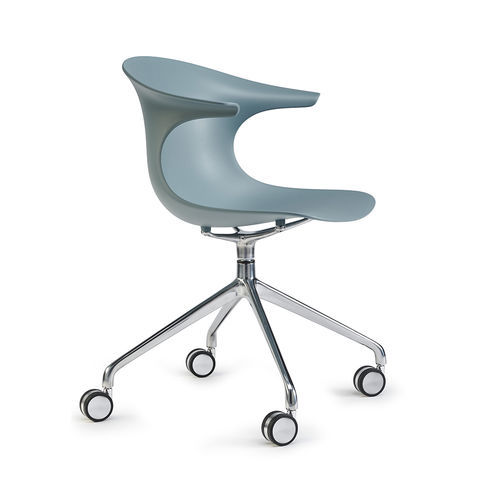 Contemporary office chair - LOOP MONO - Infiniti - indoor / polypropylene / polycarbonate