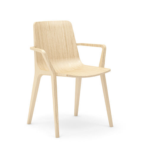 Contemporary chair - SEAME - Infiniti - indoor / outdoor / wooden