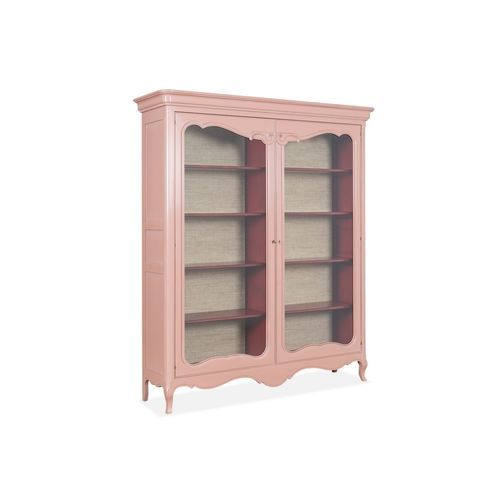 Louis XV style display cabinet - AC6147 - AM LIVING - self-supporting / lacquered wood / with swing doors