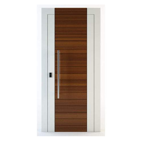 Entry door - APTERA  - Block95 Wooden Doors And Windows - solid wood / swing / without glazing